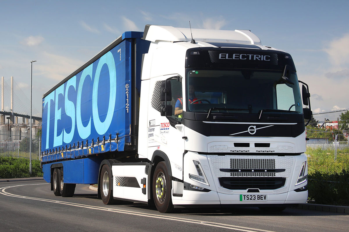 Tesco Fleet the New Volvo FM Electric Facts