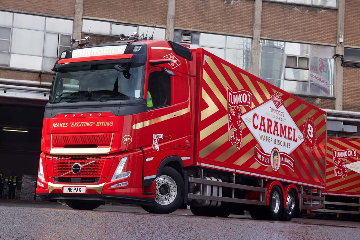 Volvo FH Aero hits the sweet spot for Tunnock's