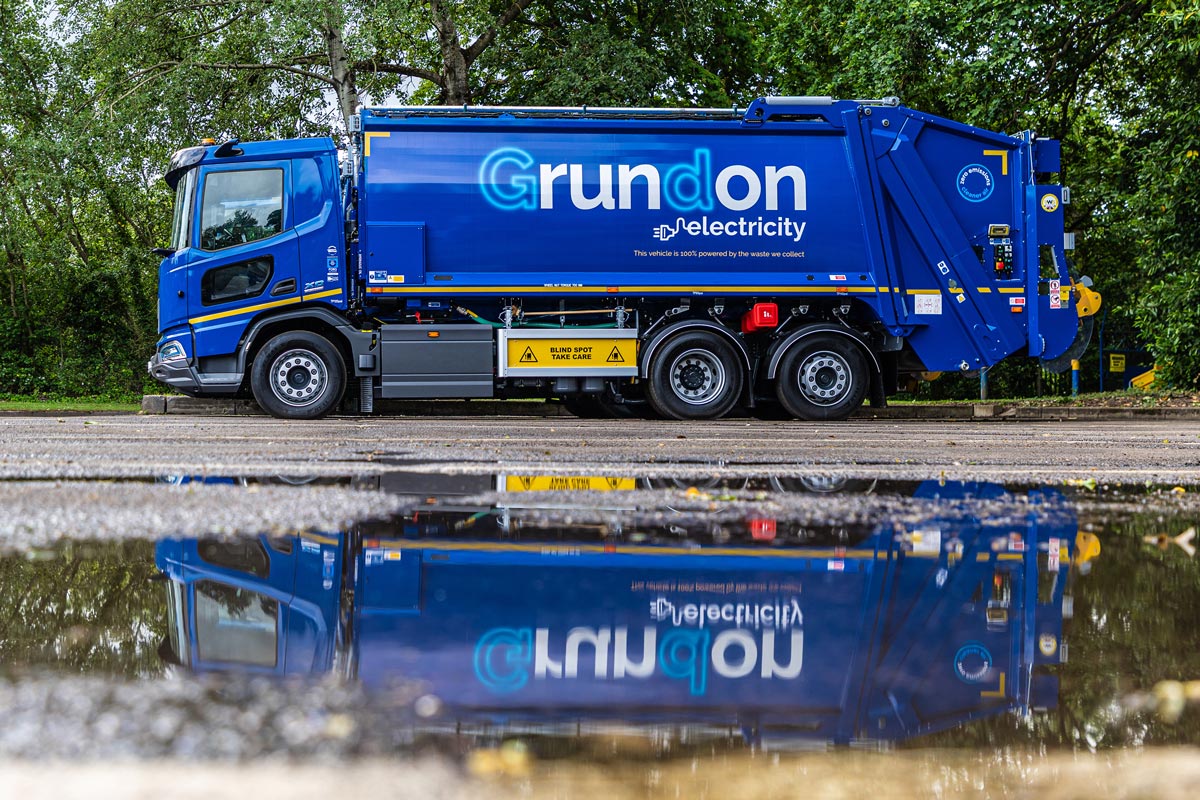 DAF XD Electric quartet enter service at Grundon Waste Management