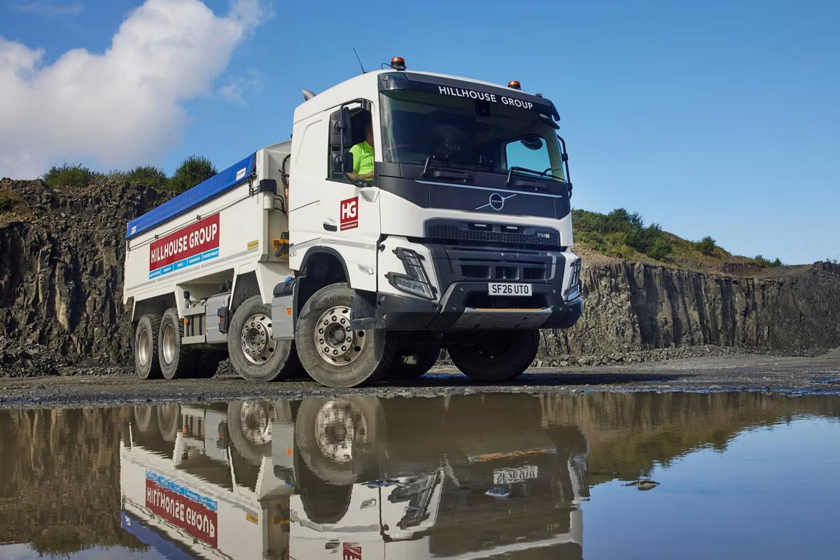Hillhouse Quarry Group sticks with Volvo Trucks